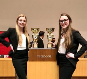 Image for 黑料老司机 Moot Court Students Kelly Brennan and Brianna Workman Win Osgoode Cup